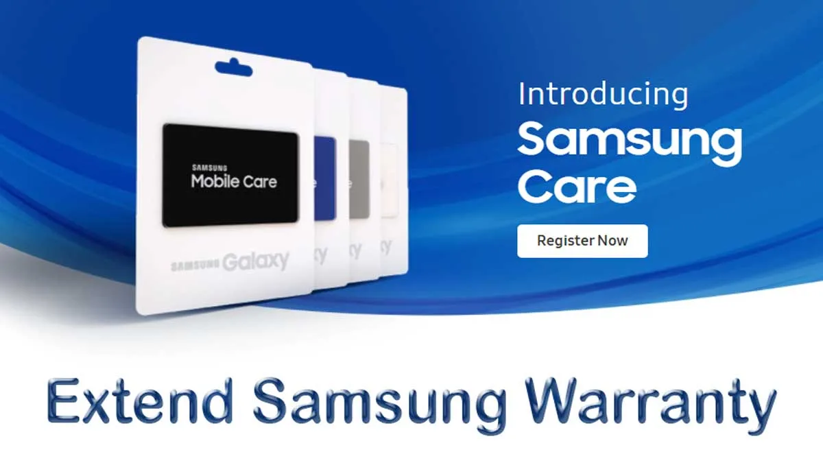 Samsung extended warranty cost for mobile phones, TV, AC