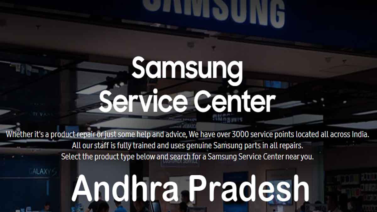samsung service center andhra pradesh