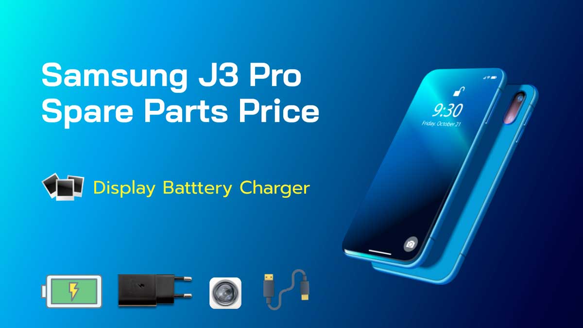 samsung galaxy j3 pro display battery spare parts price