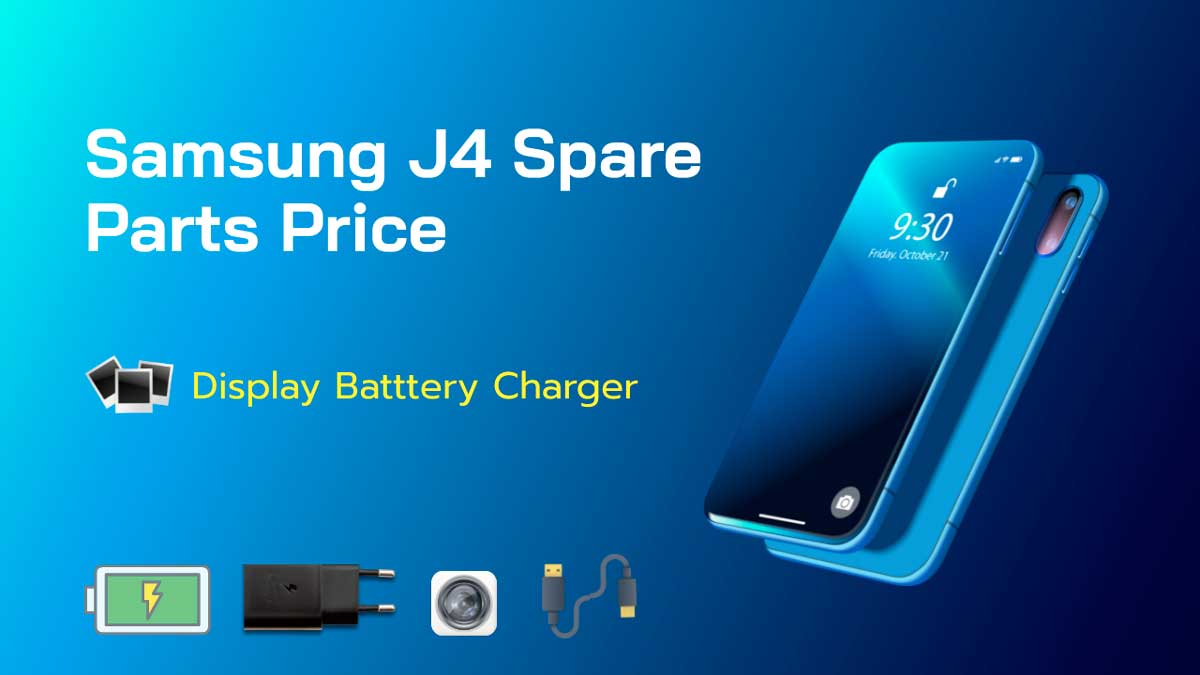 samsung galaxy j4 display battery spare parts price