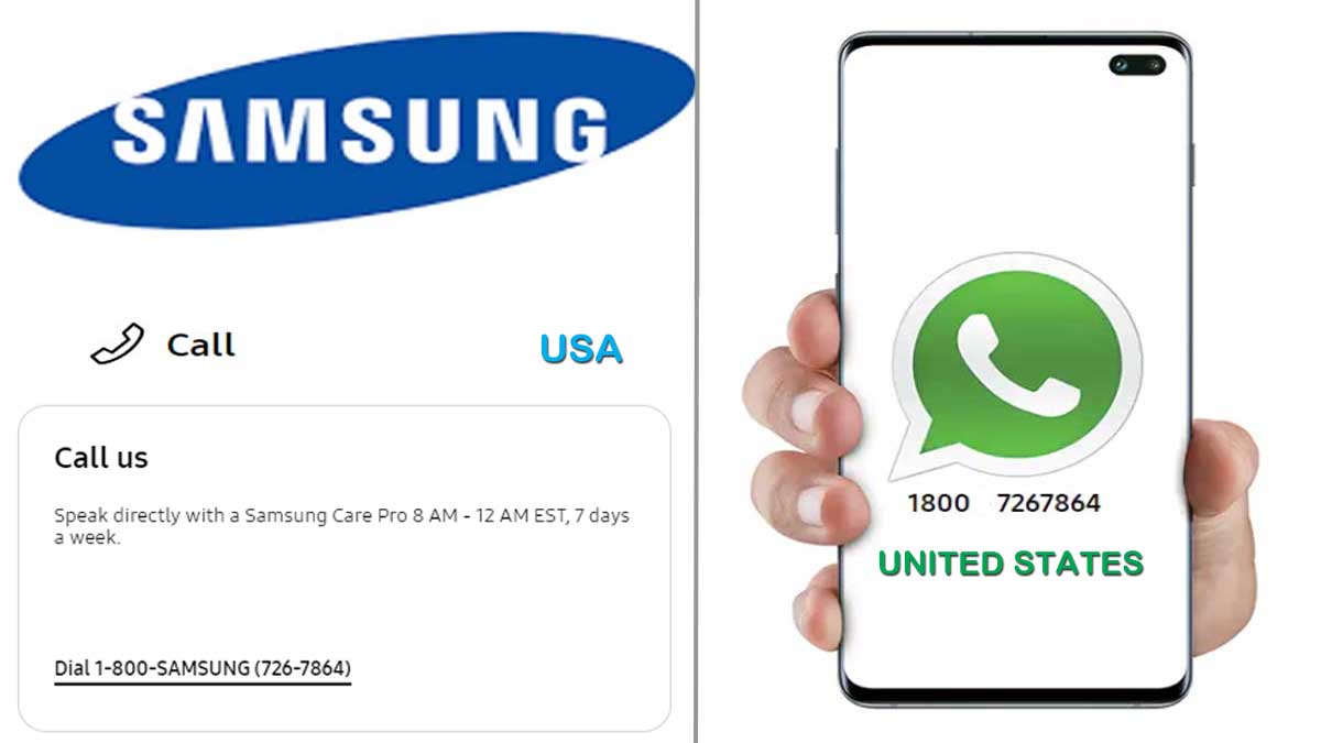 samsung customer care phone number in united states