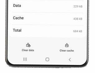 how to clear cache data for apps in samsung phone