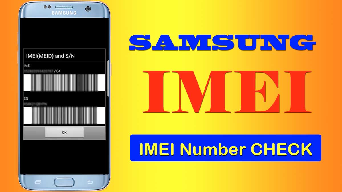 how to check imei number status online in samsung