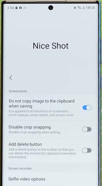 nice shoot feature in samsung good lock app