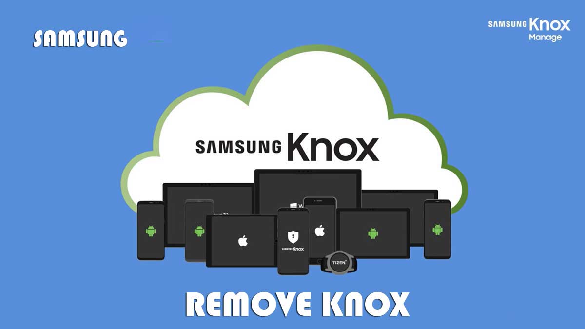 remove samsung knox manage security