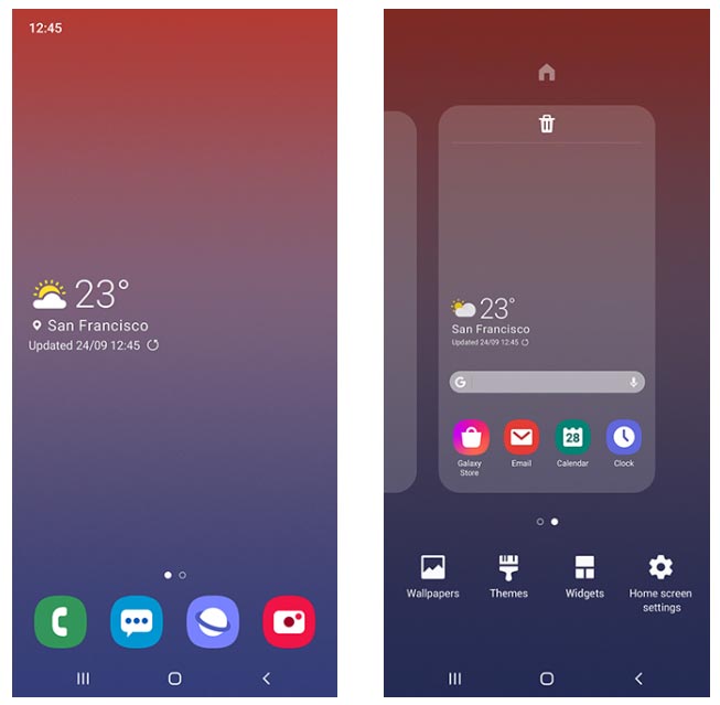 how to apply themes in samsung galaxy phone