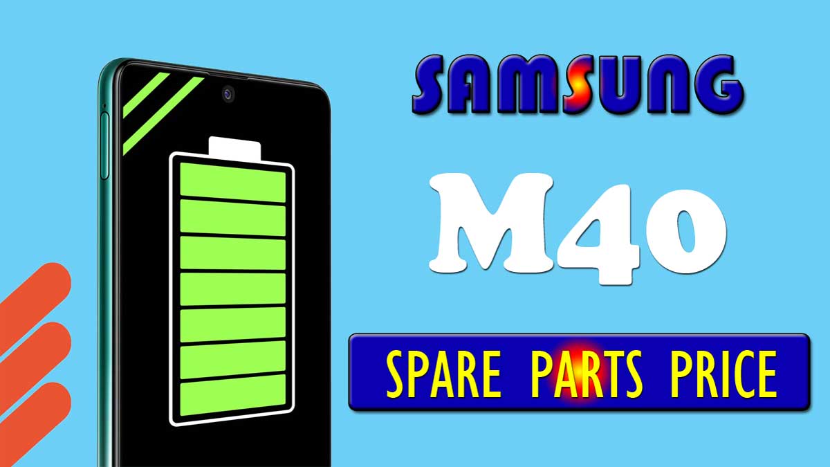 samsung m40 display battery spare parts price