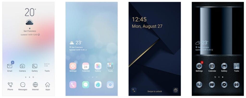 samsung simple themes