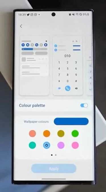 Samsung One UI 5.0 update new features and review 3 samsung one ui 5.0 color palatte