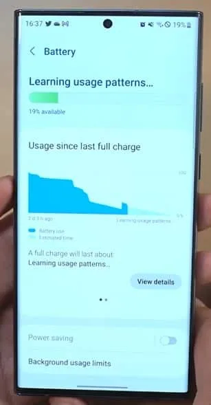 Samsung One UI 5.0 update new features and review 13 samsung one ui 5.0 detailed battery usage pattern