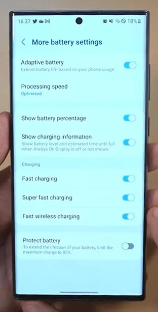 Samsung One UI 5.0 update new features and review 12 battery options in one ui 5.0 update
