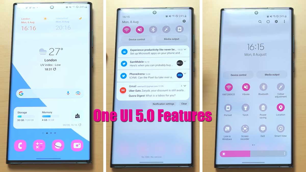 samsung one ui 5.0 new features