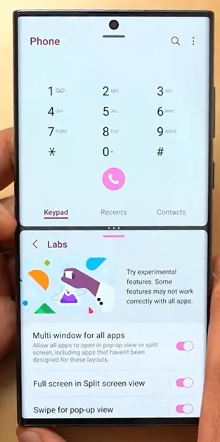 Samsung One UI 5.0 update new features and review 7 samsung one ui 5.0 split screen layout