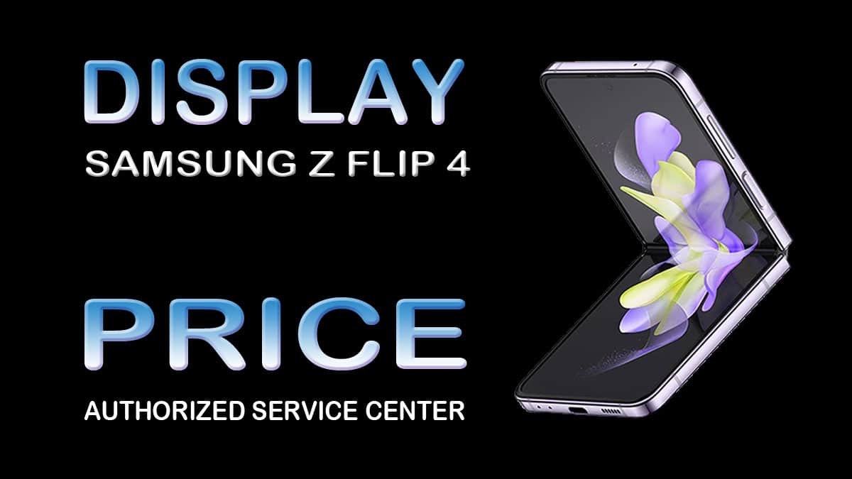 samsung z flip 4 display price