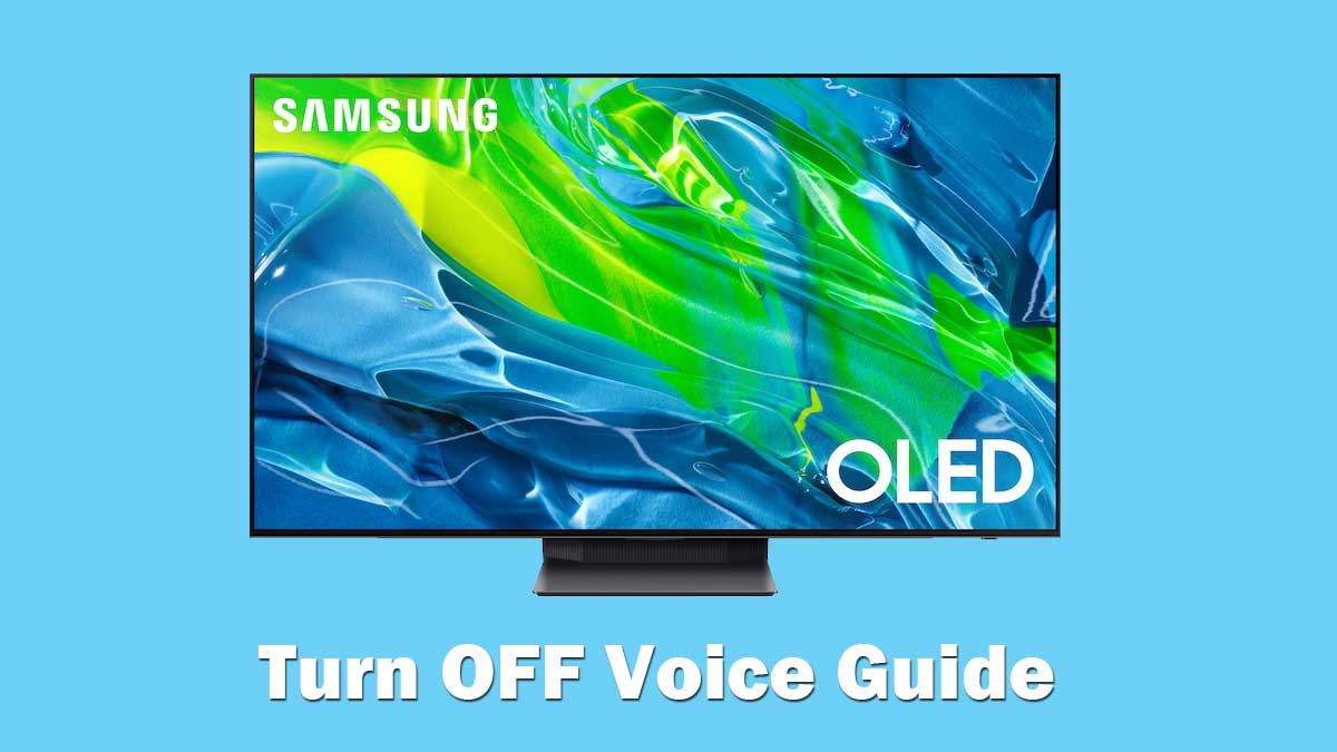 how to turn off voice guide in samsung tv