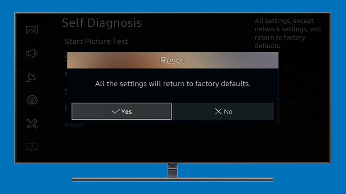 samsung tv how to reset to default factory settings