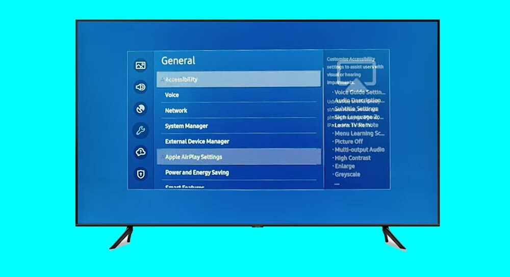 apple airplay settings in samsung smart tv
