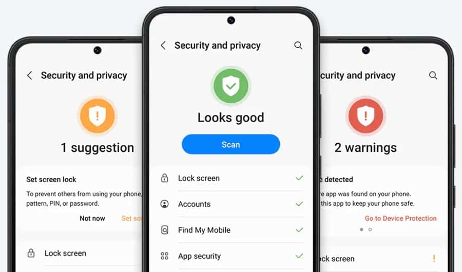 samsung one ui 5 security and privacy