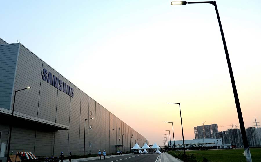 Samsung electronics factory in India