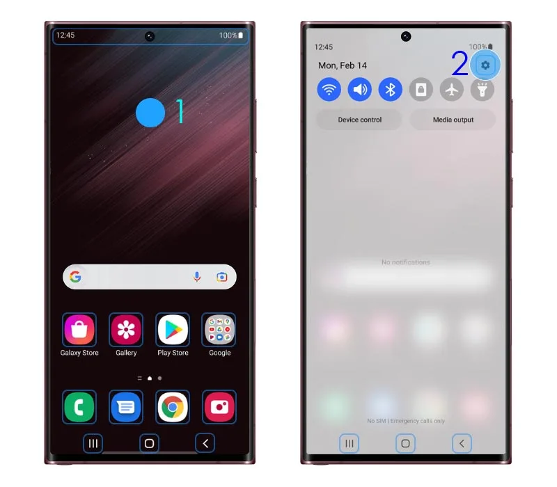 samsung system settings