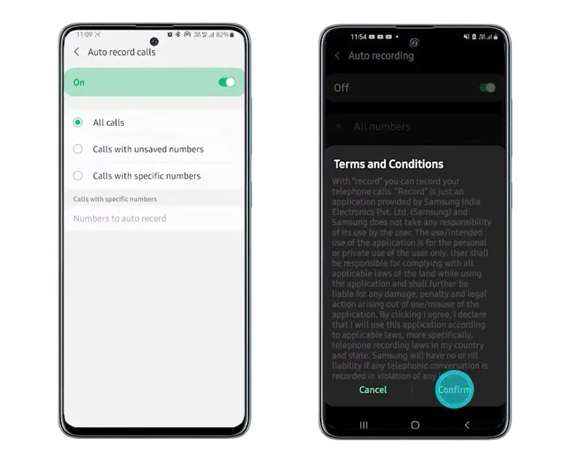 How to enable automatic call recordings in Samsung 4 start auto call recording in samsung