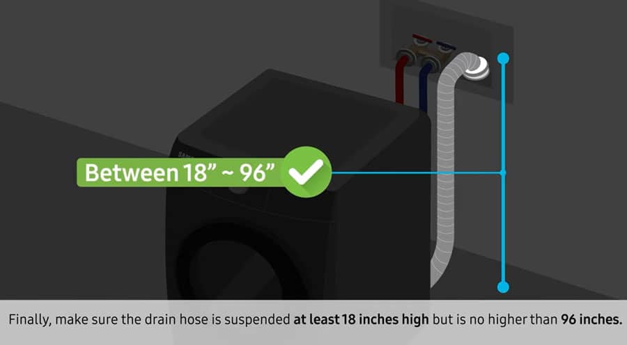 drain hose connection suggestion
