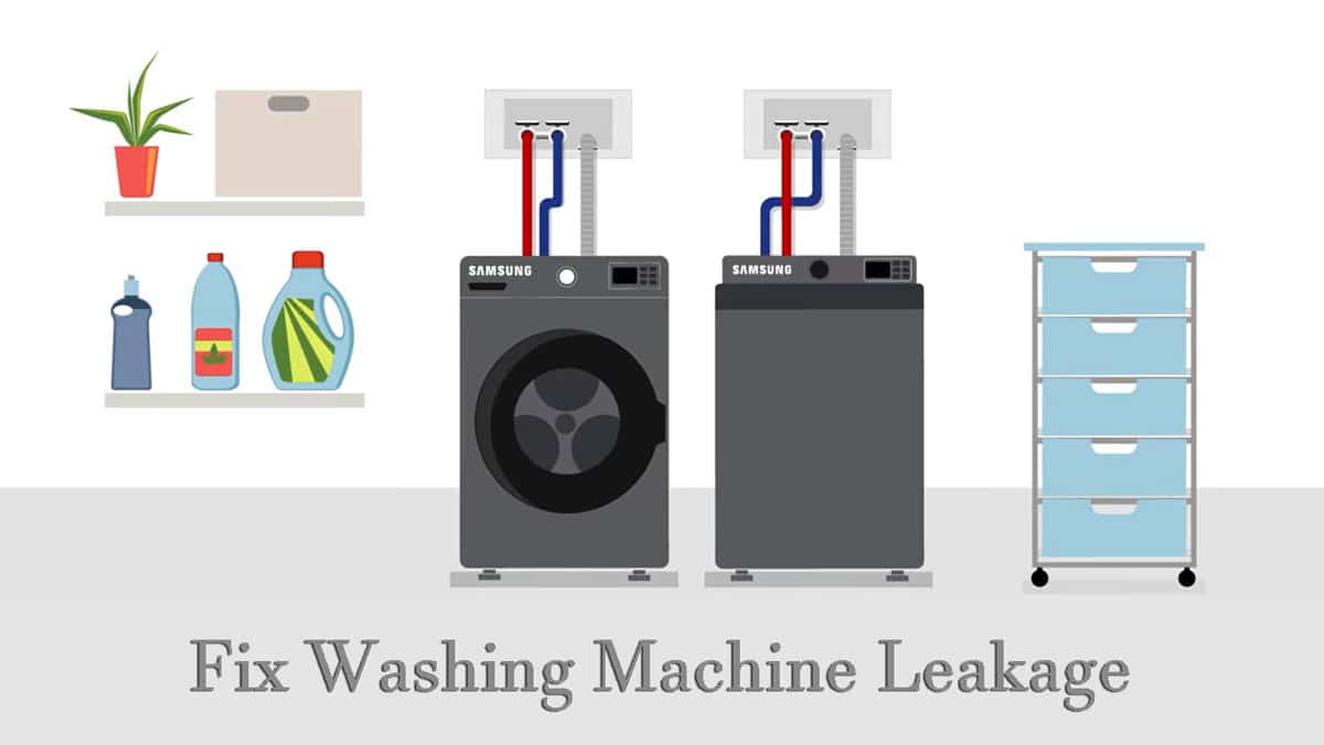 fix samsung washing machine leakage problem