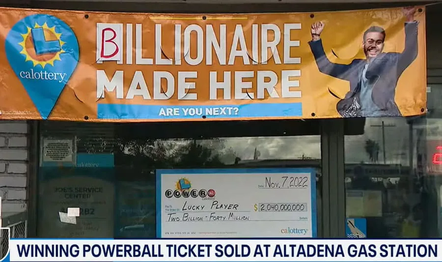 Joe's service center in Altadena California 2 billionaire made here calottery joe's service center