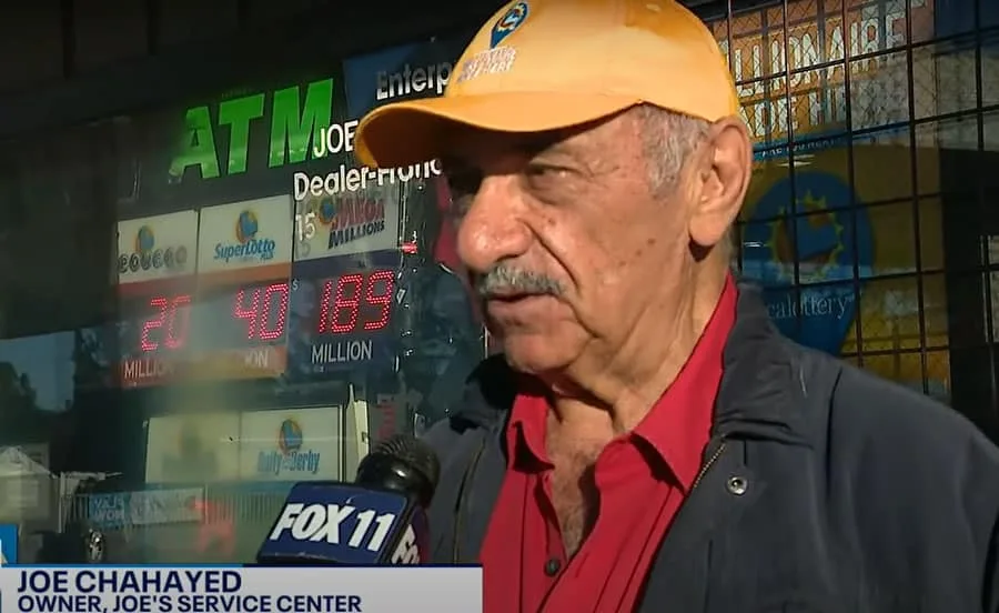 Joe's service center in Altadena California 4 owner of the joe's service center who wins 2.04 billion dollar jackpot