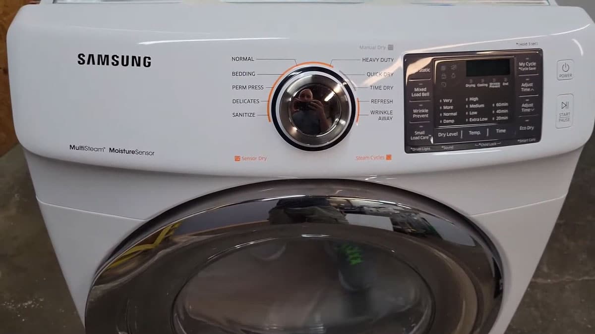 samsung dryer won't turn off
