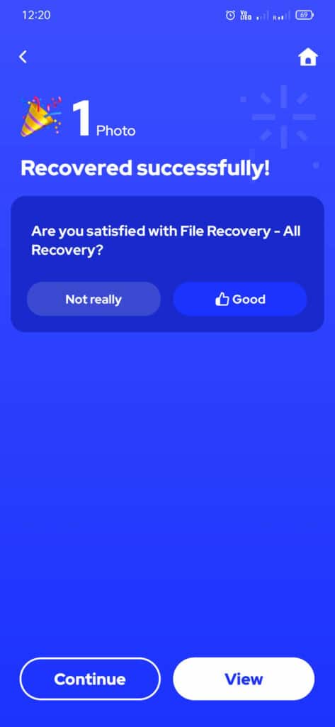 recovered deleted files