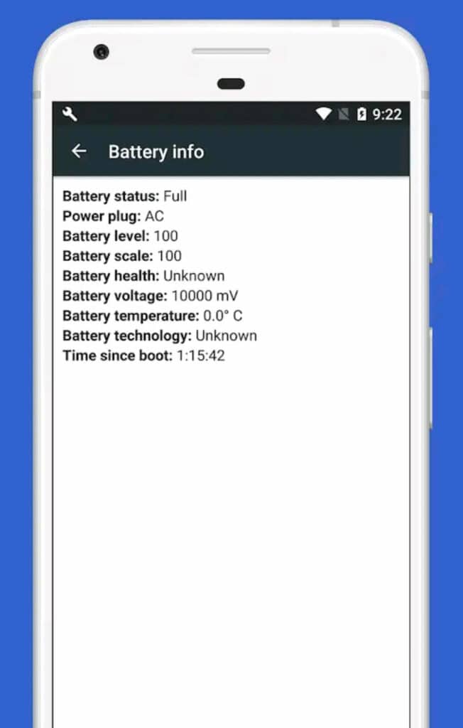 open battery information