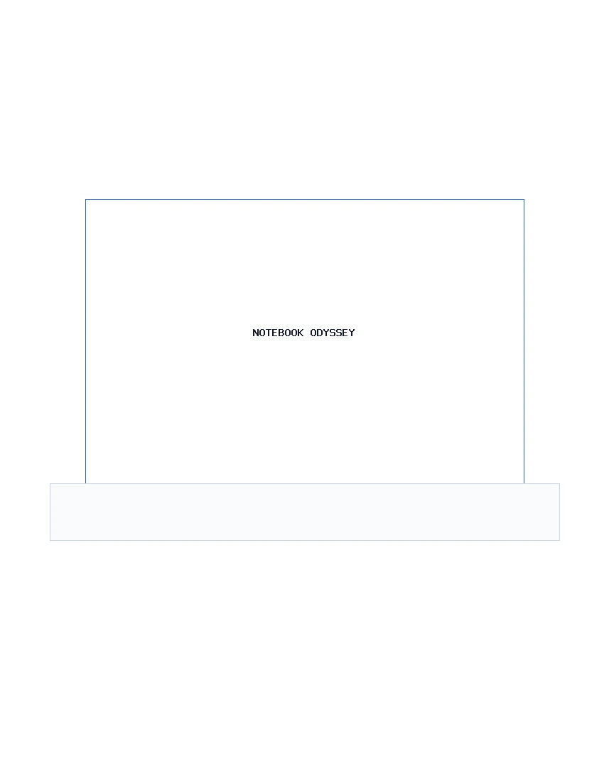 Official Notebook Odyssey image
